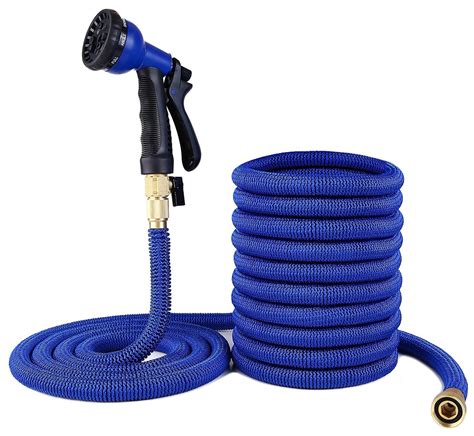 Ohuhu Expandable Garden Hose Lightweight Strong Water Hose With Double Latex Core 34 Solid