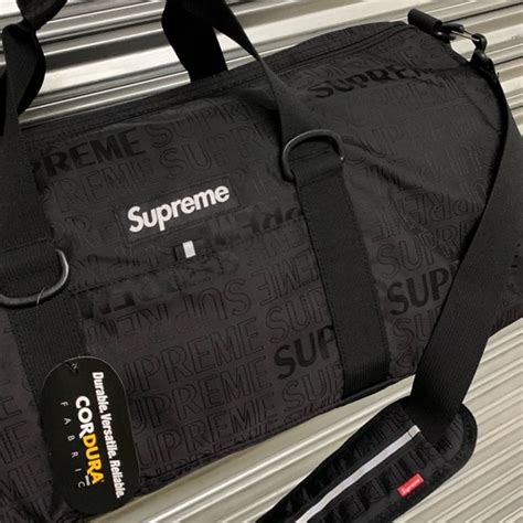 Supreme Ss19 Duffle Bag Black