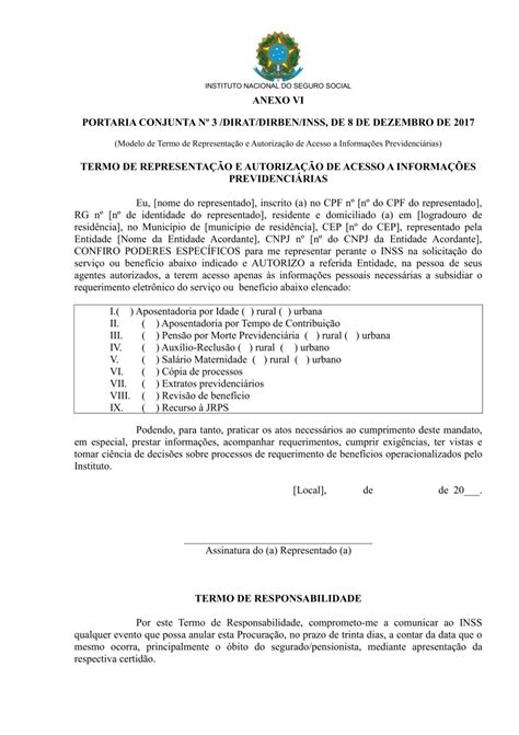 Termo De Representação Da Entidade Conveniada