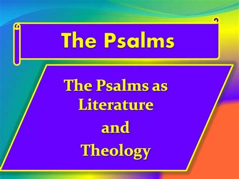 Ppt The Psalms Powerpoint Presentation Free Download Id1899036