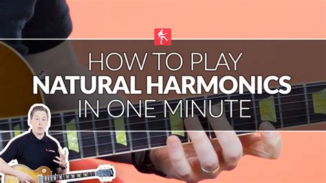 How To Play Natural Harmonics In One Minute Guitar Lesson Youtube