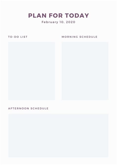 Free Custom Printable Project Schedule Planner Templates Canva