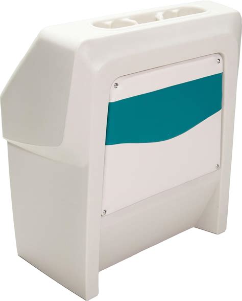 Deckmate Classic Pontoon Boat Console Ivory And Teal