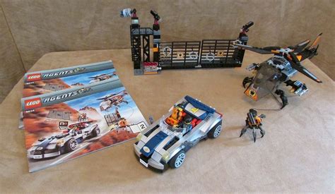 8634 Lego Agents Turbocar Chase Instructions Mission 5 Helicopter