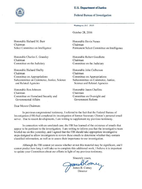 Fbi uses 10 email formats: FBI Letter