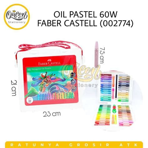 Jual Crayon Oil Pastel Faber Castell 60w Warna 002774 Crayon