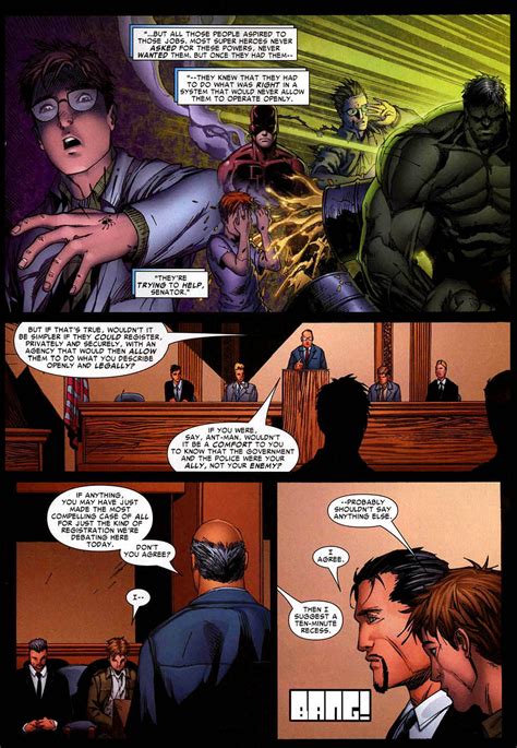Tony Stark And Peter Parker Argue Against Super Human Registration