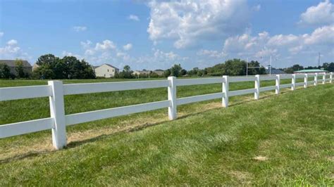 Vinyl Rail Fencing Classic Simple Effective Fence Resource