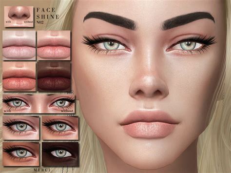 Face Shine N02 By Merci At Tsr Sims 4 Updates