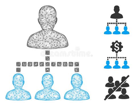 People Hierarchy Isolated Vector Icon That Can Be Easily Edit Or