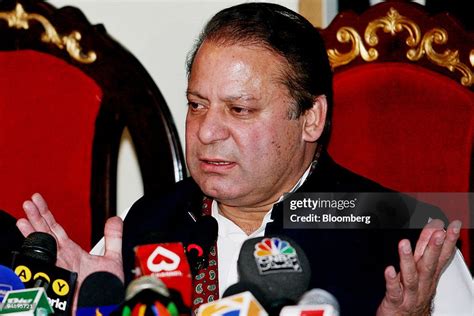 nawaz sharif former prime minister of pakistan speaks at a joint news photo getty images
