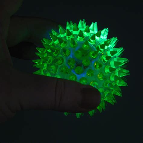 Light Up Spikey Ball Tactile And Flashing