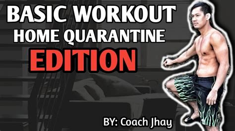 Basic Home Workout Quarantine Edition Youtube