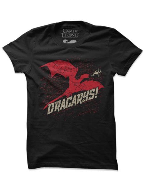 Dracarys Game Of Thrones T Shirts Redwolf