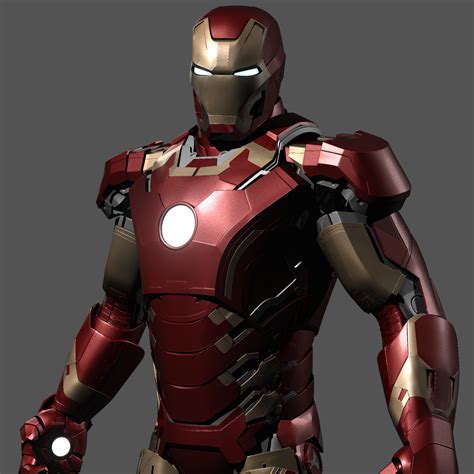 Good smile company has released photos and info for two upcoming marvel cinematic universe iron man figures. Iron Man - Avengers Age Of Ultron mark 43 ... 3D Model ...