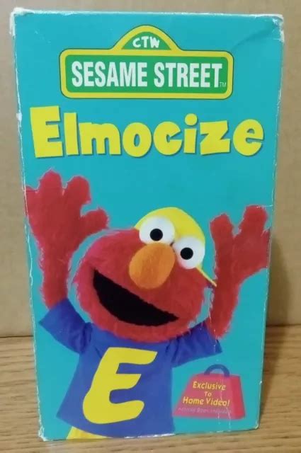 Sesame Street Elmocize Vhs 299 Picclick