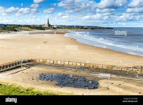 The Old Tidal Swimming Pool On Long Sands Beach At Tynemouth Tyne And