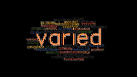 Varied Synonyms And Related Words What Is Another Word For Varied