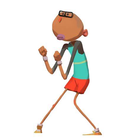 Animated Idleing Cool Hipster Guy By Zedig D U N Gif Game Character Design