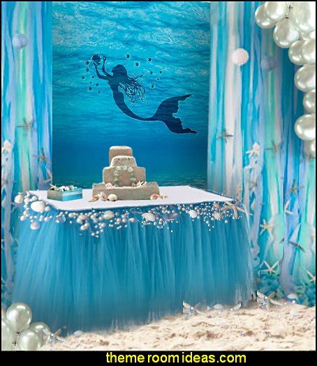 Decorating Theme Bedrooms Maries Manor Mermaid Party Decorations