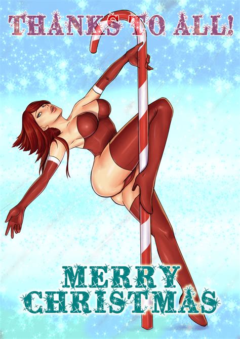 Merry Christmas Thanks To All By Poppezinga Hentai Foundry