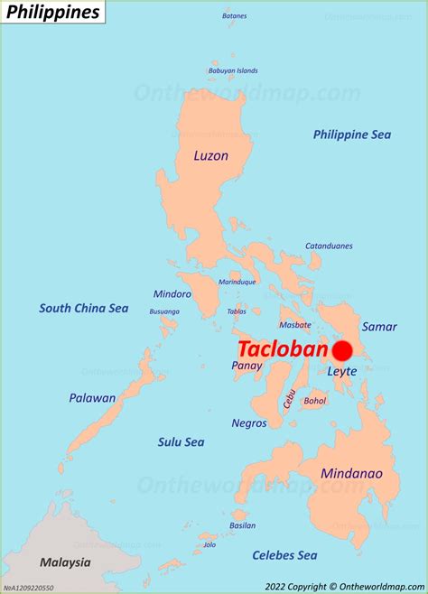 Tacloban Map Philippines Detailed Maps Of Tacloban