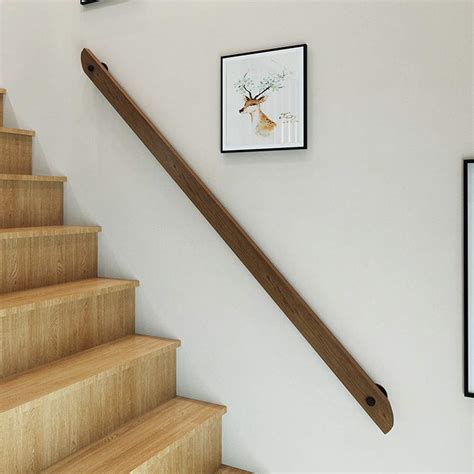 Buy Gskd Wood Handrail Non Slip Stair Handrail Wall Mounted Stair