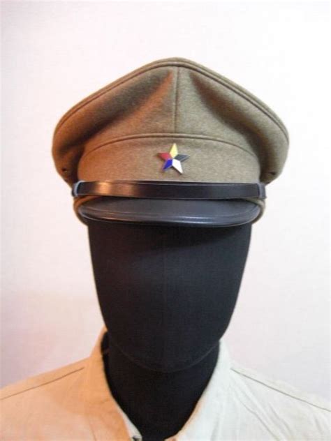 Das Reich Der Uniformen Manchukuo Army Visorcap Chinese History Military Uniform Headgear