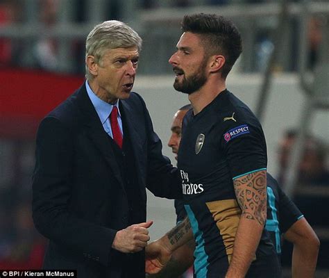Arsenal Boss Arsene Wenger Hails Perfect Olivier Giroud After Great Escape Secures Spot In