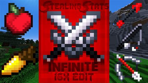 Stealingstats Red Infinite 16x Edit Minecraft Pvp Resource Or