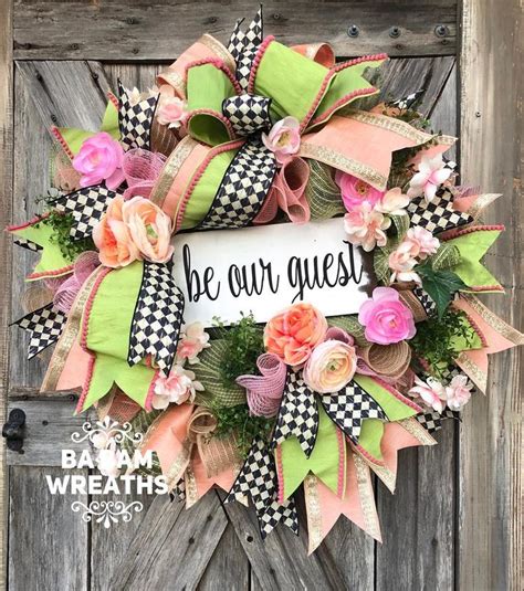 Ba Bam Wreaths On Instagram Be Our Guest 🍃🌸🍃 Diy Spring Wreath