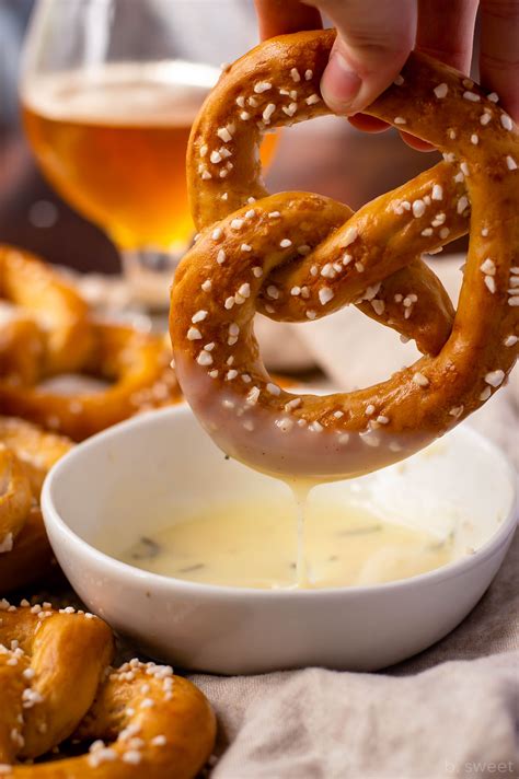 Beer Pretzels And Cheese Dip April Fools Day Dessert — B Sweet