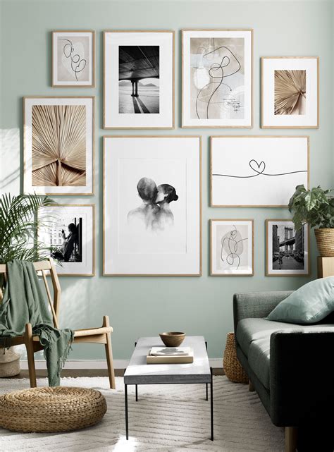 Gallery walls | Picture wall living room, Gallery wall living room