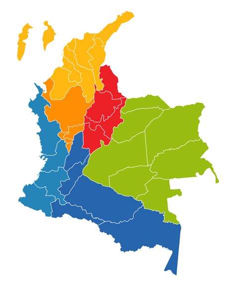 Mapa De Colombia Con Sus Regiones My XXX Hot Girl
