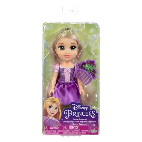 Disney Princess 6 Petite Rapunzel Doll With Glittered Hard Bodice And