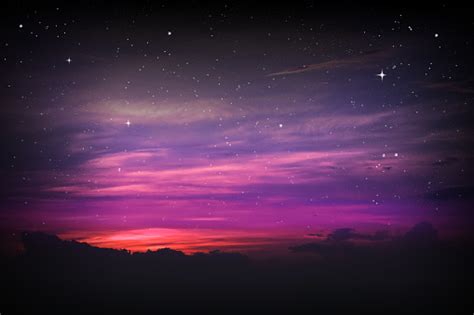 Colorful Night Sky Stock Photo Download Image Now Istock