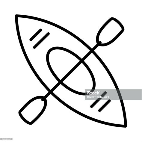Kayak Icône Logo Design Vector Template Illustration Signe Et Symbole