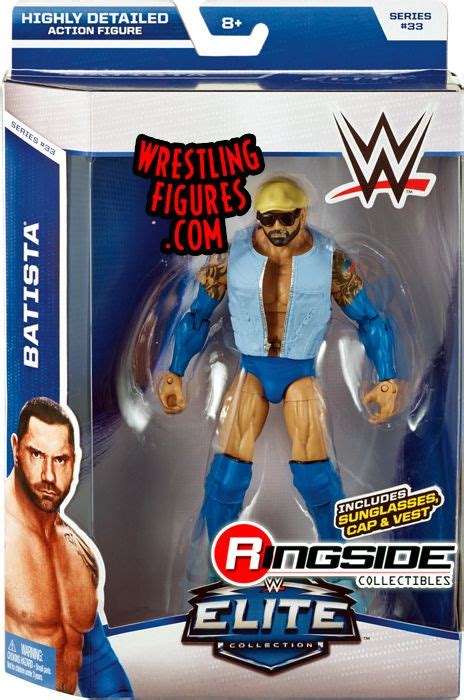 Batista Wwe Elite 33 Wwe Toy Wrestling Action Figure By Mattel