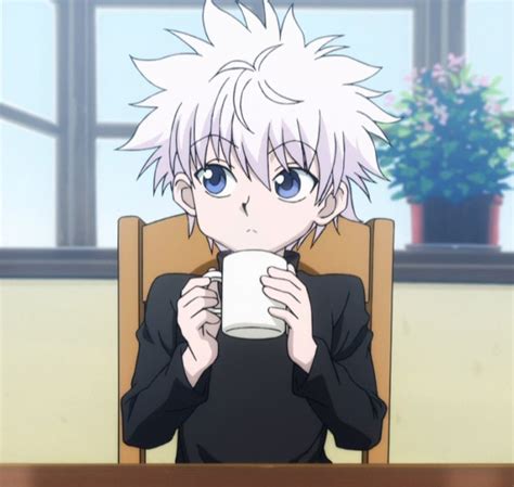 Aesthetic Anime Killua Drinking Pepsi This Heavy Cotton Tee Has The