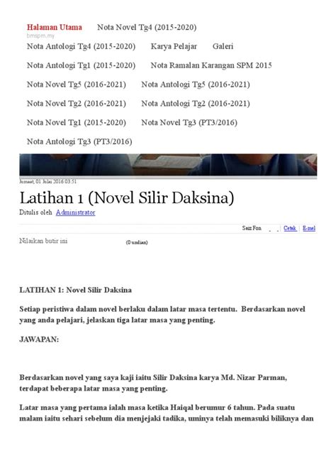 Lelaki bernama abdullah bin kayan begitu misteri dalam hidupnya. Latihan 1 (Novel Silir Daksina)