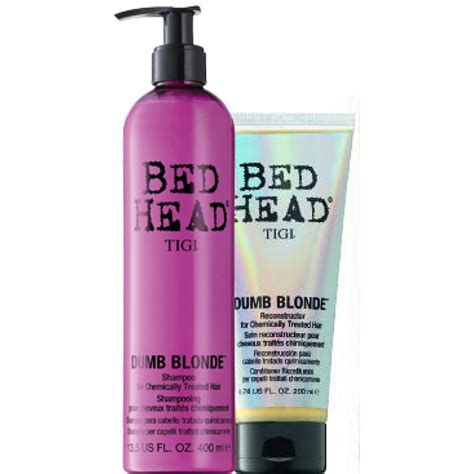 Tigi Bed Head Dumb Blonde Set Shampoo Ml Reconstructor Ml