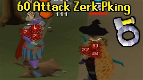 Pking With Different Combos On My 60 Attack Zerker Osrs Youtube