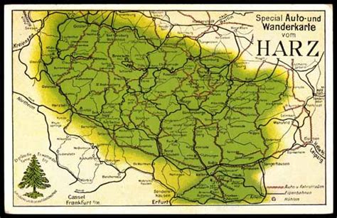 Harzkarte harz karte landkarte routenplaner das besondere an unserer karte sie erhalten gleich noch gastgeberempfehlungen. Landkarte Harz Und Umgebung - Top Sehenswürdigkeiten