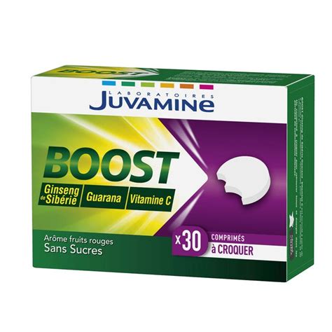 Juvamine Vitamin C And Ginseng And Guarana X 30 Tablets Easypara