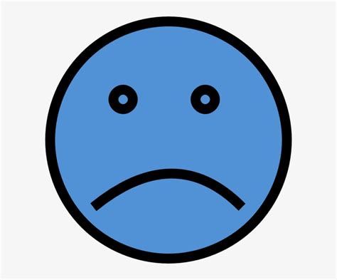 Cartoon Sad Faces Blue Sad Face Cartoon 600x600 Png Download Pngkit