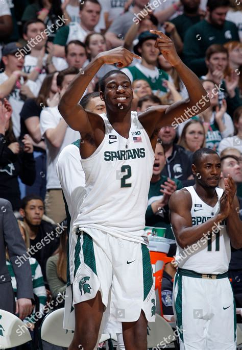 Michigan States Jaren Jackson Jr Celebrates Editorial Stock Photo