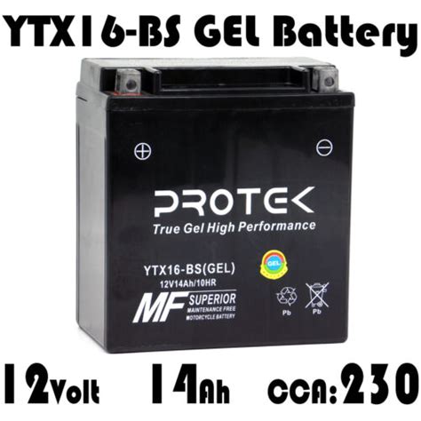 Ctx16 Bs Ytx16 Bs Ytx20ch Bs Motorcycle 12v Sealed Agm Gel Battery 14ah