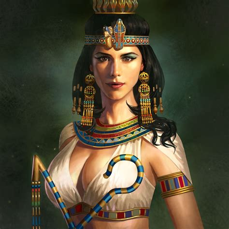 Artstation Cleopatra Wang Shijun Cleopatra Egyptian Women