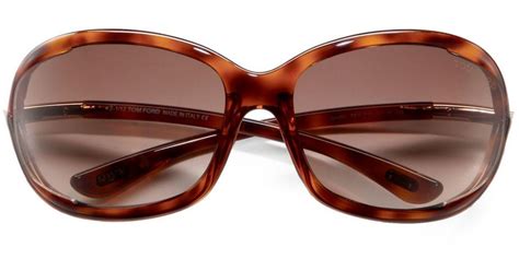 tom ford jennifer 61mm oval sunglasses havana in brown lyst