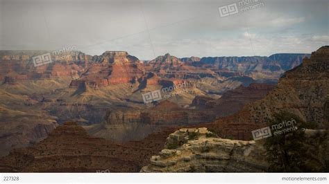 1135 Grand Canyon Arizona Landscape Rain Storm Clouds Timelapse Loop